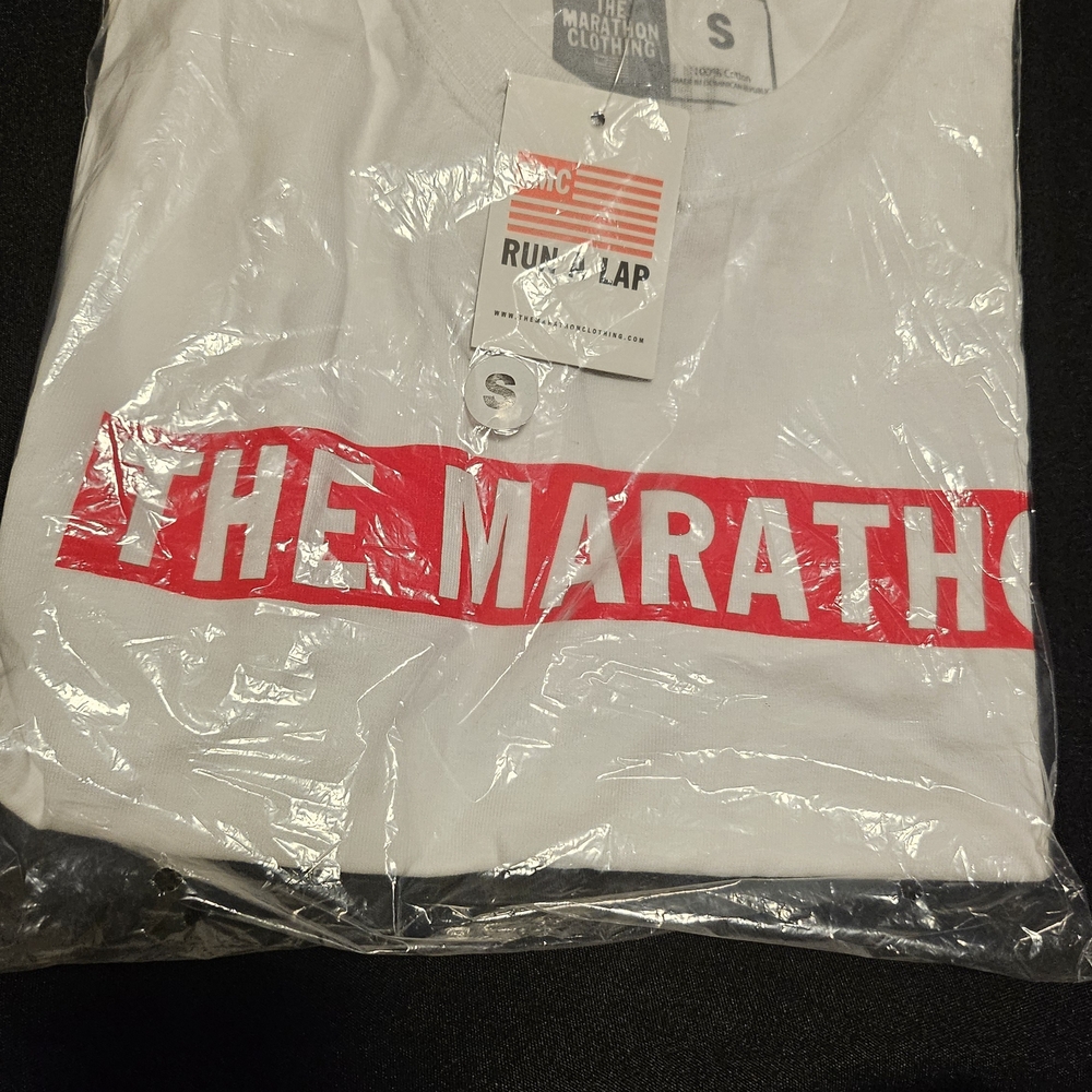 The Marathon Clothing Red and White Tee